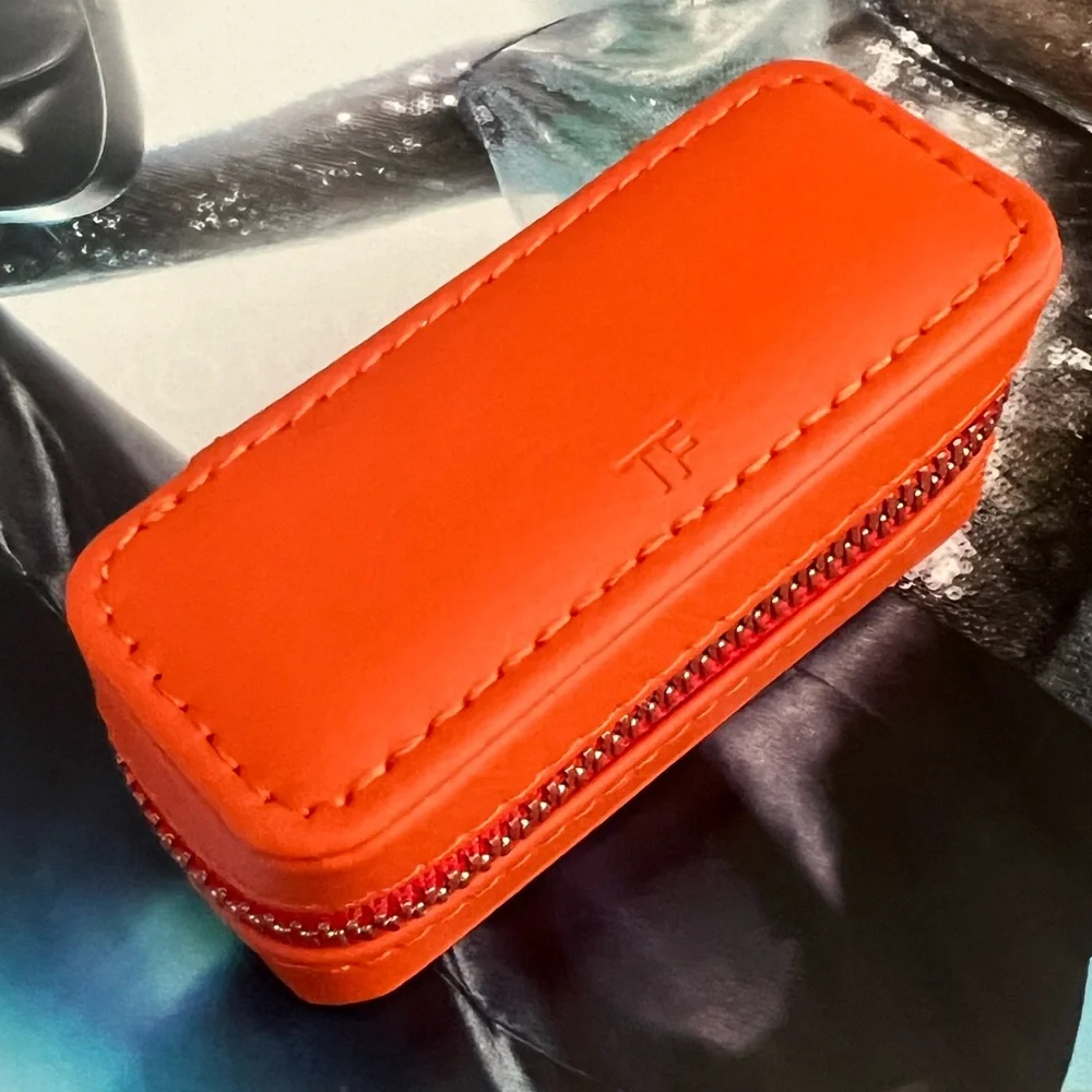Tom Ford Orange Cosmetic Bag